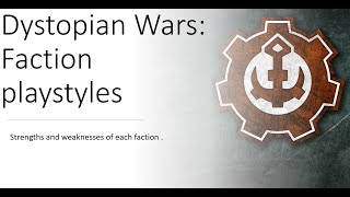 Dystopian Wars Faction playstyle guide [upl. by Senalda]