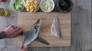 How to Filet a Fish  Branzino  Restaurant Style [upl. by Akemeuwkuhc]