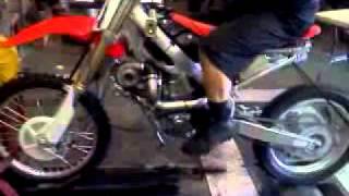 SCOTT TURBO CRF450R DYNO RUNwmv [upl. by Michigan215]