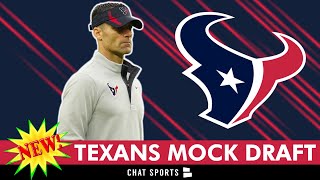 NEW Houston Texans Mock Draft After Minnesota Vikings Trade  2024 NFL Draft Rumors amp Analysis [upl. by Anivlem]