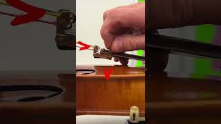 How violin fine tuners work violin howtoplayviolin shorts [upl. by Sapphire]