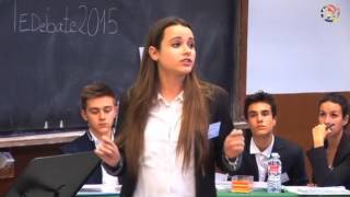 Final VI Torneo Escolar de Debate Comunidad de Madrid 2015 [upl. by Montana49]