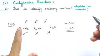 6vCarbylamine Reaction [upl. by Balthazar]