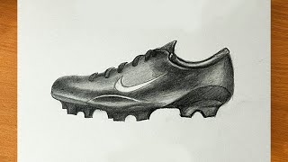 How to draw a Football boots step by step [upl. by Jegger]