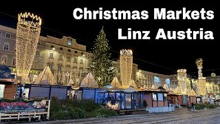 Linz Christmas Markets 2023 🇦🇹 [upl. by Eissim]