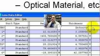 Zemax Tutorial  1  Lens Data Editor Interface [upl. by Oster]