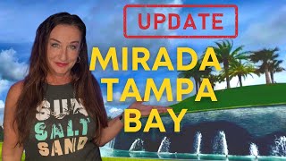 MIRADA Tampa Bay Crystal Lagoon UPDATE San Antonio FL [upl. by Eintruoc]