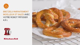 Bretzels parfaitement moelleux et salés avec votre robot pâtissier 48 L  Recette  KitchenAid [upl. by Fitz]