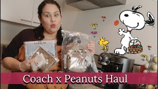 Mega Coach x Peanuts Unboxing  Sold Out Snoopy Items [upl. by Donaldson]