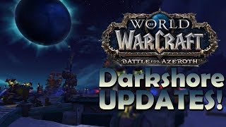 Battle for Darkshore Zone UPDATES 81 Warfront  Battle for Azeroth [upl. by Airdnek15]