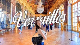 Versailles Palace 🇫🇷the BEST PLACE for a day trip from Paris surviving bee sting the Louvre EP 5 [upl. by Gauthier]