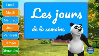 Apprendre les jours de la semaine en français French days of the week [upl. by Abibah]