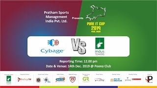 Cybage Vs Indus Tower  Pune IT Cup 2019  Live Match [upl. by Finegan]