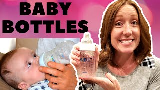 How to Sterilize a Bottle  How to Boil and Bleach Baby Bottles [upl. by Yrtneg]