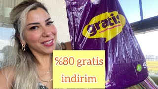 80 Gratis İndirimi Gratis Alışveriş [upl. by Chapland]