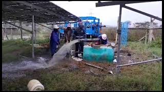 INSTALLING A HIGH FLOW BOREHOLE PUMP IN NAIVASHA [upl. by Enitsenrae]