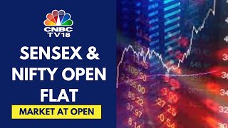 Indices Open Flat Amid Mixed Global Cues Sensex Up 11 Points Nifty Around 25016  CNBC TV18 [upl. by Essex]