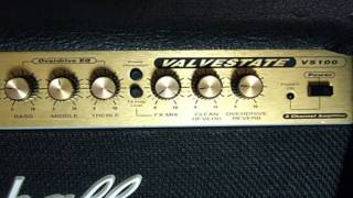 Marshall Valvestate Vs100  Metal Rhythms Leads and Cleans [upl. by Kam]