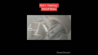 cleaning niehoff stator Part1 alternator humvee military starter surplus niehoff rebuild [upl. by Nyleda104]