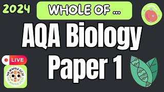 Whole of AQA Biology Paper 1 revision through Exam Questions [upl. by Justus]