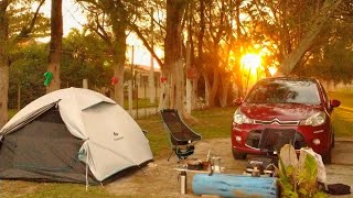 Acampamento na praia  Torres  Rio grande do sul [upl. by Notelrahc]