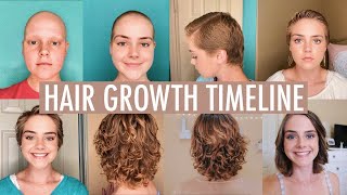 FROM BALD TO BOB my hair growth timeline [upl. by Llednohs772]