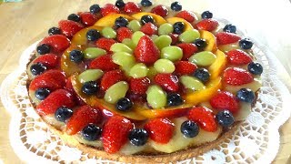 Crostata alla Frutta con Crema Pasticcera [upl. by Notnilc]