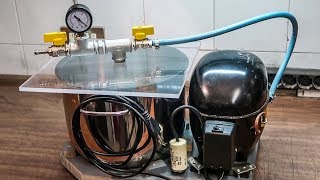 DIY Vacuum Pump And Chamber [upl. by Shelah]