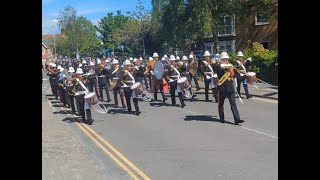 the Band of HM Royal Marines Plymouth HMS Cattistock Freedom of Poole Dorset [upl. by Elockcin]