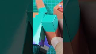 DIY Steve from Minecraft Papercraft [upl. by Sullecram]