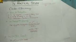 Chiller efficiency calculation [upl. by Zacharias]