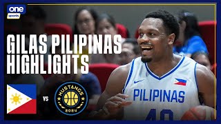 GILAS PILIPINAS vs TAIWAN MUSTANGS  GILAS HIGHLIGHTS  SEND OFF FRIENDLY MATCH  JUNE 24 2024 [upl. by Retsof686]