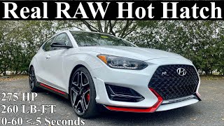 2022 Hyundai Veloster N TEST DRIVEFULL REVIEW [upl. by Ayoted]