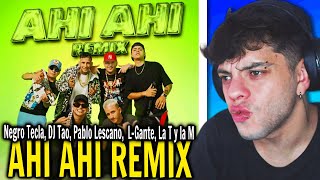 REACCIÓN El negro tecla DJ Tao Pablo Lescano  Ahí Ahí Remix ft LGante La T y la M [upl. by Tammara]