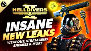 Helldivers 2 Leaks Reveal New Weapons Enemy Faction Stratagems amp So Much More [upl. by Ssegrub677]