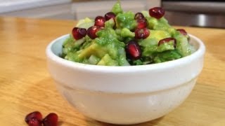 POMEGRANATE GUACAMOLE RECIPE [upl. by Drugi]