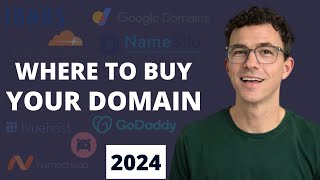 Where to Buy a Domain in 2024 Best Domain Name Registrars 2024 [upl. by Aihsyt]