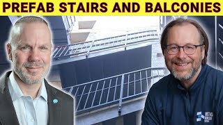 Prefab Stairs and Balconies with Aaron Rutledge Method Building Systems [upl. by Guss]