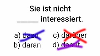 Deutsch lernen verb präposition verbpräposition  Verb  Präposition  Dativ  Akkusativ denken [upl. by Yrrem]