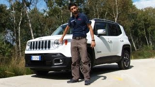 Jeep Renegade  Fuoristrada sì ma su strada anche 20 diesel 140 CV 4WD 9 marce [upl. by Burl]