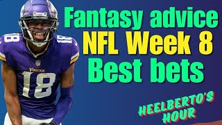 Fantasy Football Advice amp NFL Week 8 Best Bets  Chiefs trade for DeAndre Hopkins [upl. by Leahcam]