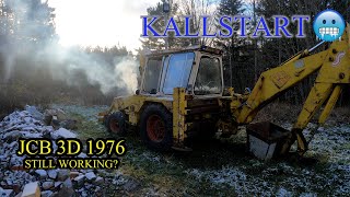 Kallstartar en JCB Traktorgrävare Utan förvärmning och annat [upl. by Lugo335]