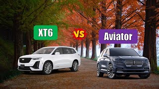 Lincoln Aviator vs Cadillac XT6  In Depth Comparison Review [upl. by Dowzall136]