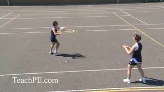 Netball Drill  Passing  Give and Go [upl. by Olivia]