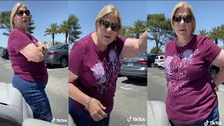 Karen Loses It And Gets Arrested Over A Parking Spot [upl. by Ecirehs]