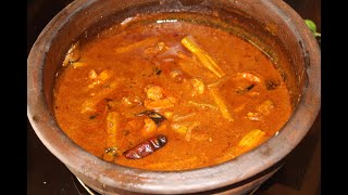 ചെമ്മീൻ മുരിങ്ങക്ക തീയൽ l Chemmeen Muringakka Theeyal l Prawn Drumstick Curry [upl. by Aekan]