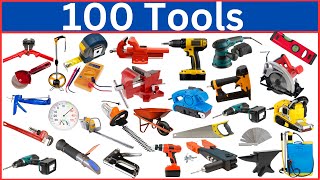 Tools Vocabulary  100 Tool Names You Need to Know [upl. by Schweitzer]