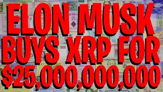 1 MINUTE AGO ELON MUSK OFFERS TO BUY XRP FOR 25 BILLION 250 PER XRP  RIPPLE XRP NEWS TODAY [upl. by Syst]