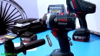 Trapanoavvitatore a batteria e ricarica tramite sistema wireless  Bosch [upl. by Sebbie]