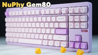 Fully Customisable Premium Mechanical Keyboard  NuPhy Gem80 [upl. by Hildagard]